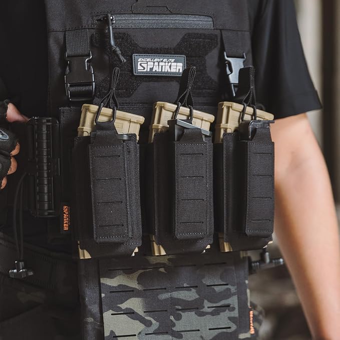 EXCELLENT ELITE SPANKER Tactical Open-Top Single/Double/Triple Molle Mag Pouch - Image 5
