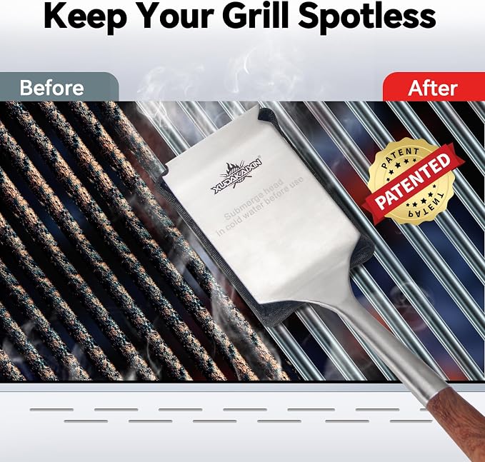 Bristle-Free Steam Cleaning Grill Brush, - Image 6