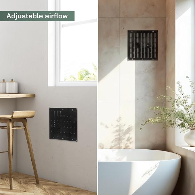 Vent Systems 12" x 12" Inch Metal Air Vent Grille - Image 5
