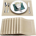 Placemats Set of 8, Heat and Stain Resistant Indoor/Outdoor Place mats by BxzanDya-LifeSmartMaker