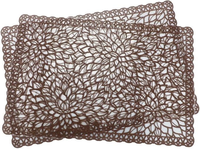 Gugrida Plastic Brown Placemats - Image 3