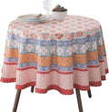 Maison d' Hermine Table Cloth Round Table 100% Cotton 69 Inches Fall Tablecloth by MaisondHermine