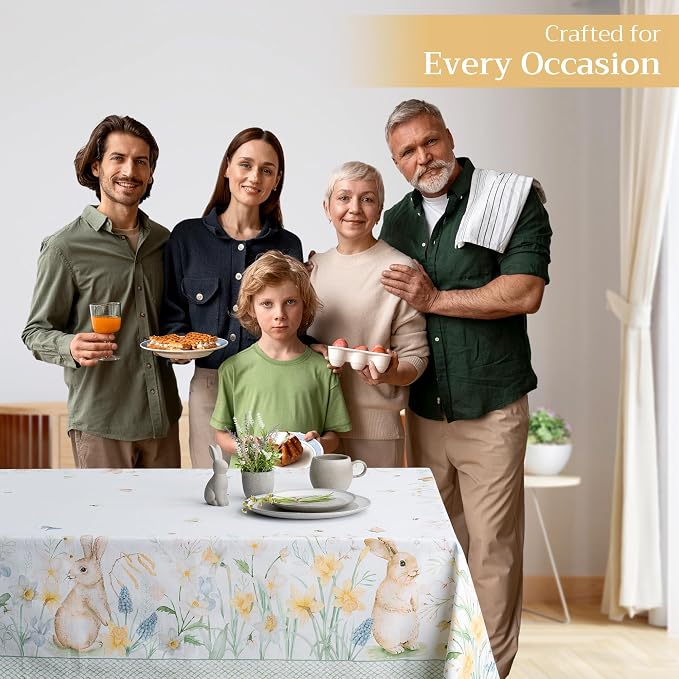Maison d' Hermine Table Cloth Rectangle Table 100% Cotton 70 x 90 Inches - Image 5