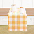 Solino Home Linen Checkered Table Runner 36 Inches by SolinoHome