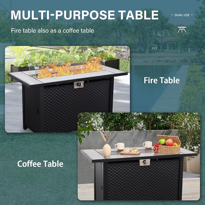 Patio Furniture Set 7 PCS Outdoor Patio Furniture - Image 4