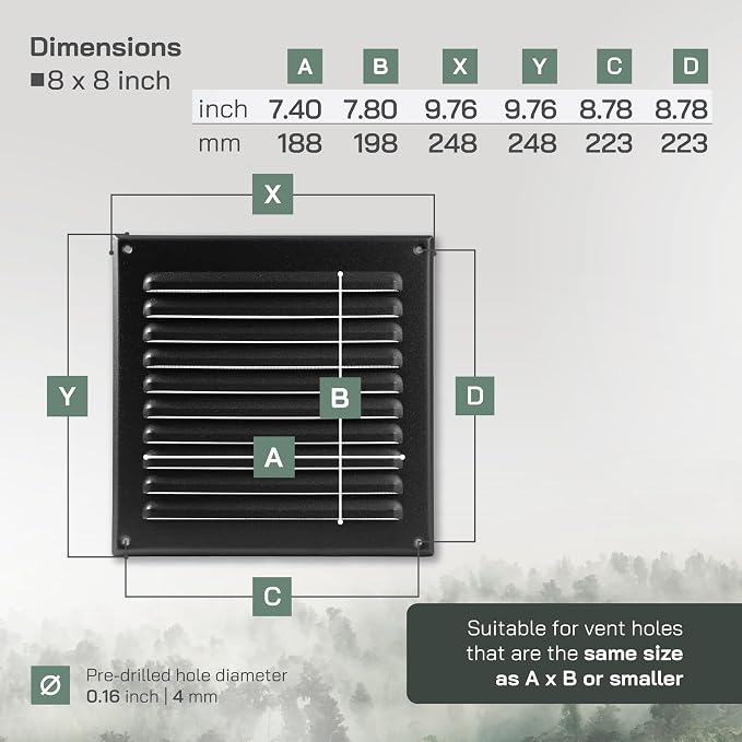 Vent Systems 8 x 8 Inch - Image 2