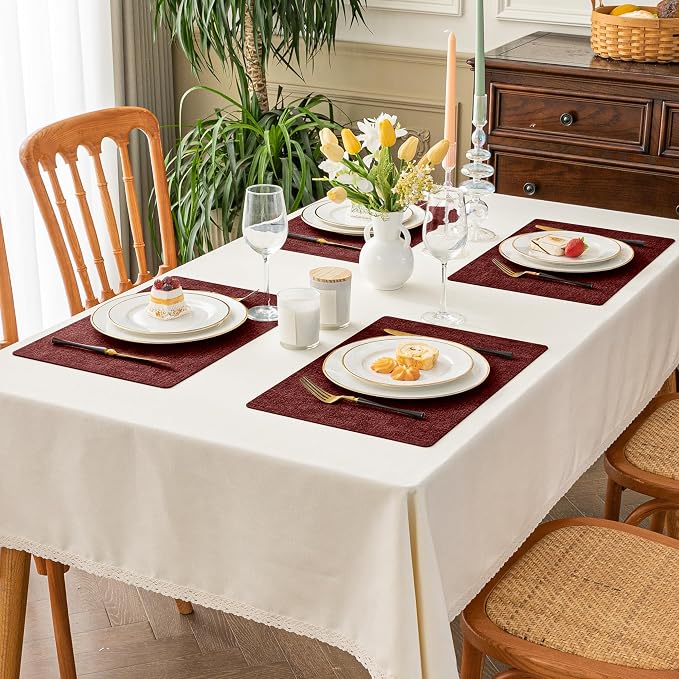 Romanstile Vinyl Placemats Set of 8-12 X 17 Inch - Image 7