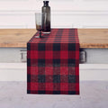 Solino Home Linen Checkered Table Runner 36 Inches by SolinoHome