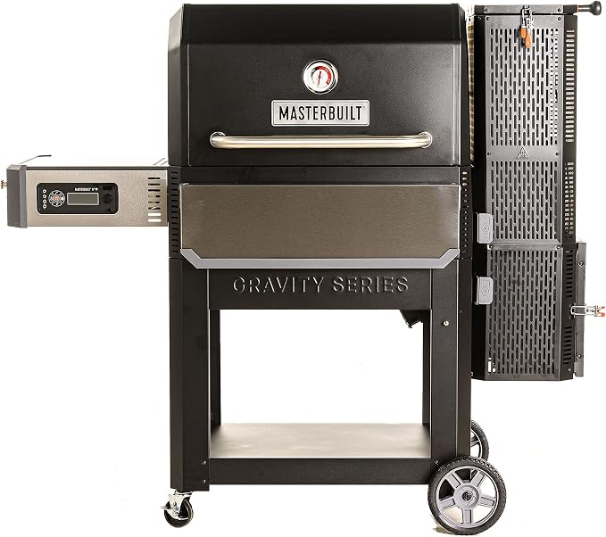 Masterbuilt Gravity Series 1050 Digital Charcoal Grill Smoker Combo + Cover - Image 2