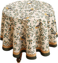 patdrea Designer Linen Vintage Small Table Cloth by Welcometopatdrea