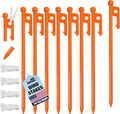Eurmax USA 10 inch Multiuse Heavy Duty Steel Tent Stakes Tarp Pegs Camping by Eurmax