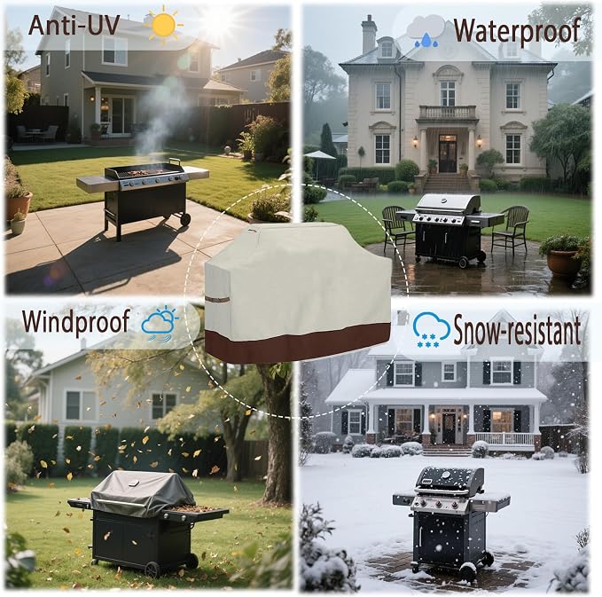 Grill Cover 58 inch, Waterproof BBQ Cover - Image 3