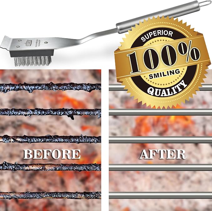 GRILLART Grill Brush and Scraper, Wire BBQ Grill Brush - Image 7