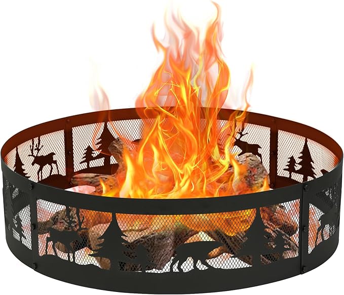 Red Mountain Valley 36 Inch Fire Pit Ring by RedMountainValley