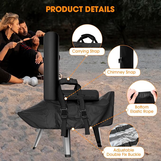 Carry Cover for Ooni Karu 12, Waterproof Pizza Oven Grill Cover - Image 5