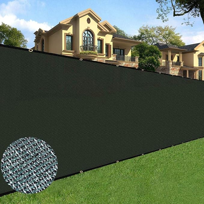 Sunnyglade 5 feet x 50 feet Privacy Screen Fence Heavy Duty Fencing Mesh Shade by Sunnyglade