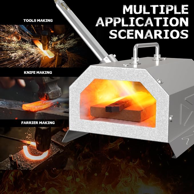 Nelyrho Blacksmith Forge Starter Kit, Made of Stainless Steel, - Image 2