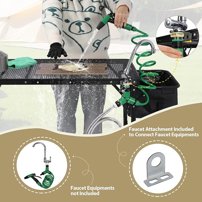 REDCAMP Portable Grill Table - Image 8