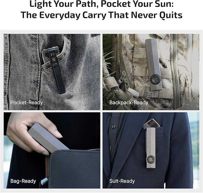 OLIGHT ArkPro EDC Flat Flashlight Rechargeable - Image 8