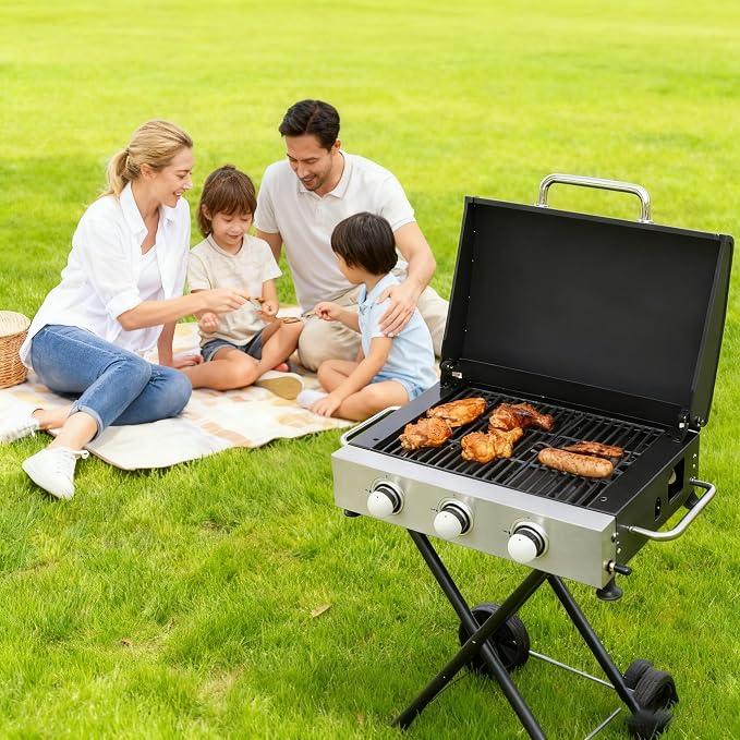 26, 550 BTU Propane Gas Grill - Image 2