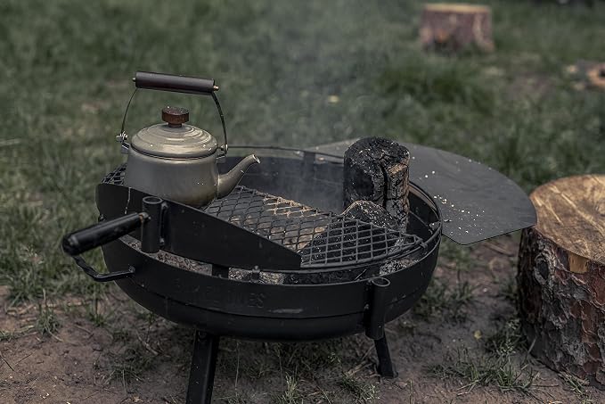 Barebones Cowboy Fire Pit Grill Side Table 23-Inch - Image 9