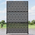 Casaphoria 72" H x 47" W Metal Outdoor Privacy Screen, Freestanding Decorative by Casaphoria