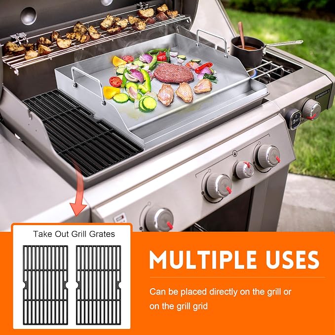 GGC Stainless Steel Griddle for Gas Grills, Universal Flat Top Griddle for Gas - Image 5