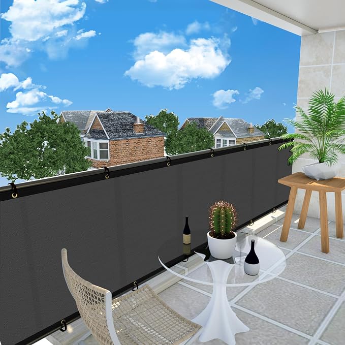 UPGRADE Privacy Screen 3' x 16' Fence Commercial Shade Cover - Image 5