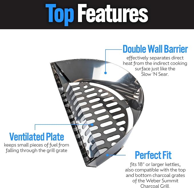 SnS Grills Slow ‘N Sear Charcoal Inserts - Image 3