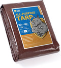 GUARD SHIELD Brown/Green Tarp 20x40 Feet Medium Duty Outdoor Waterproof Multi by GUARDSHIELD