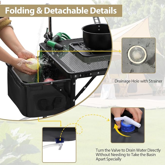 REDCAMP Portable Grill Table - Image 7