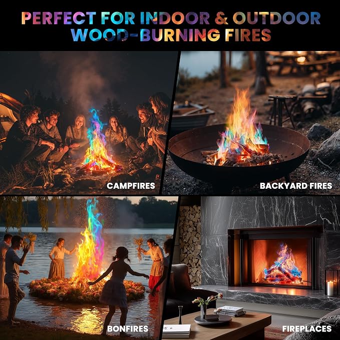 Magical Flames Fire Color Changing Packets Fire Pit, Fire Color Packets - Image 5