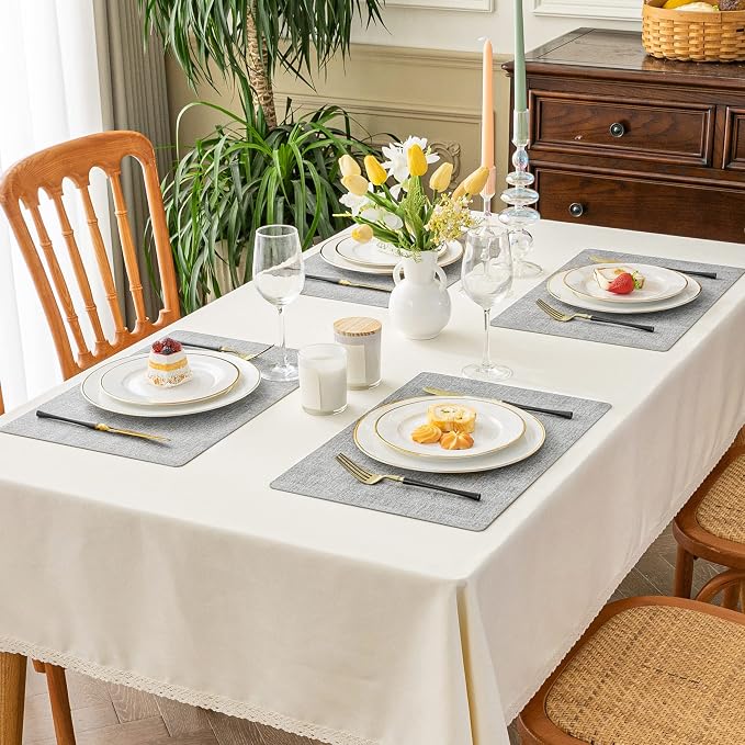 Romanstile Vinyl Placemats Set of 4-12 X 17 Inch - Image 7