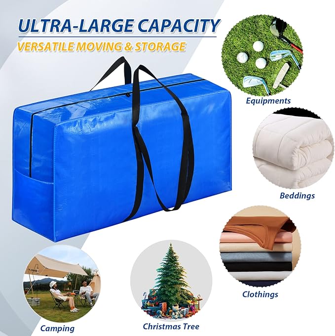 57 Gallon Extra Large Storage Bags, XXL Jumbo Large Moving Bags Heavy Duty - Image 5