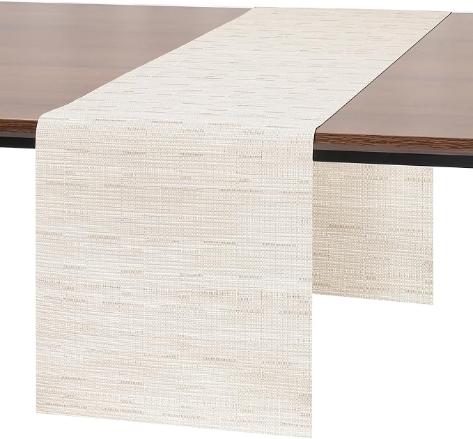 Myir JUN Table Runner, Vinyl Table Runner Indoor Arbitrarily Cropped Runner by MyirJUN
