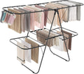 SONGMICS Clothes Drying Rack, Foldable 2-Level Laundry Drying Rack, by SONGMICSbySONGMICSHOME