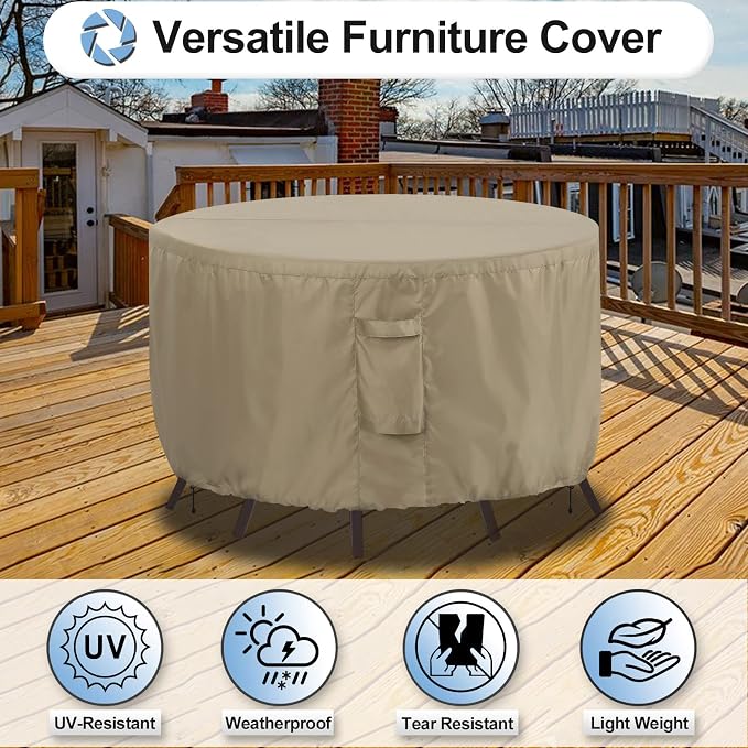 OutdoorLines Outdoor Waterproof Patio Table Furniture Set Covers - Image 4
