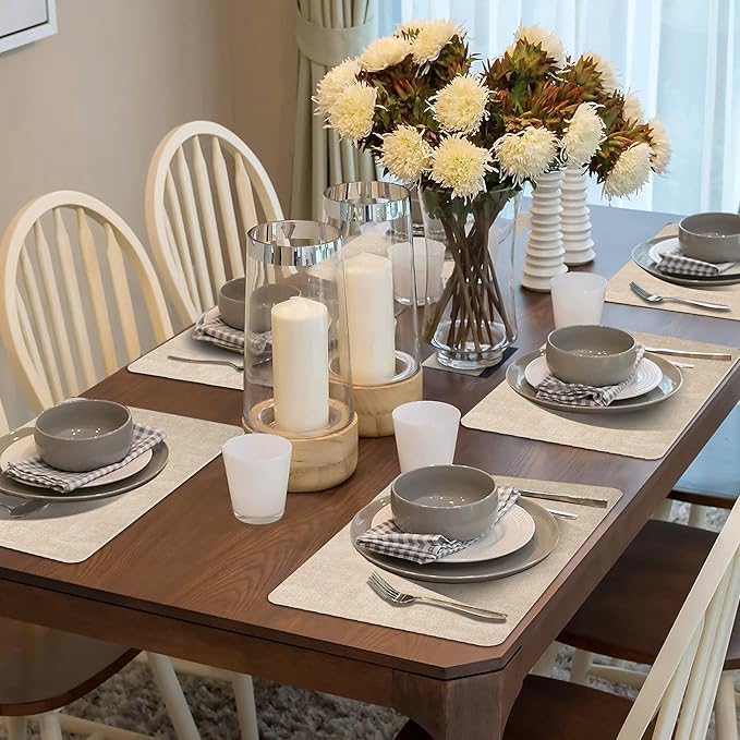 Maxpearl Faux Leather Placemats Set of 4 - Image 8