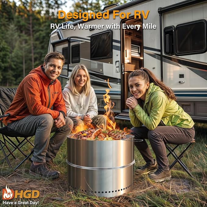 HGD 20 Inch Smokeless Firepit - Image 5