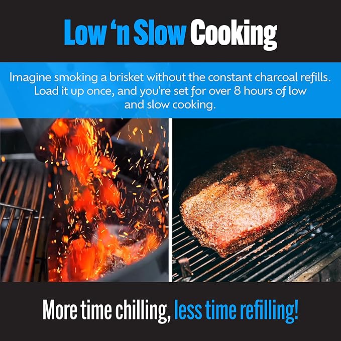 SnS Grills Patented Slow ‘N Sear® Deluxe Insert - Image 6
