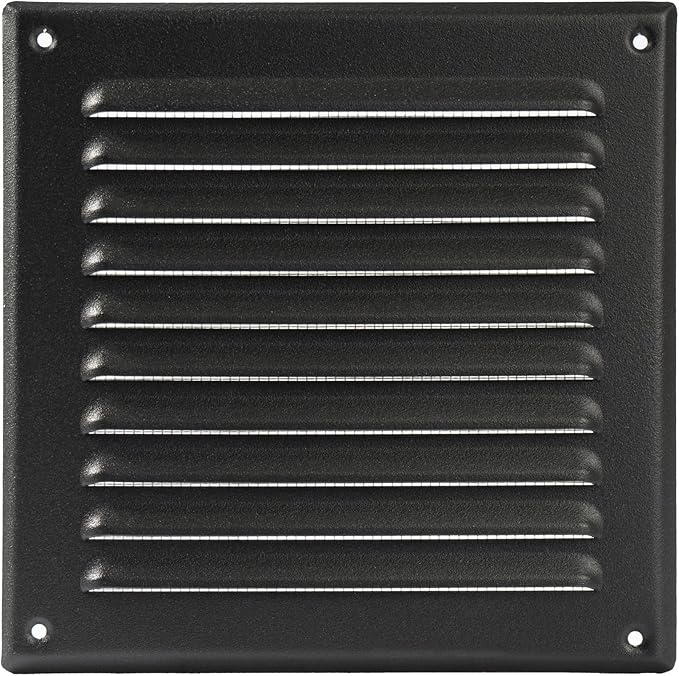 Vent Systems 6 x 6 Inch Black Vent Cover by VentSystems