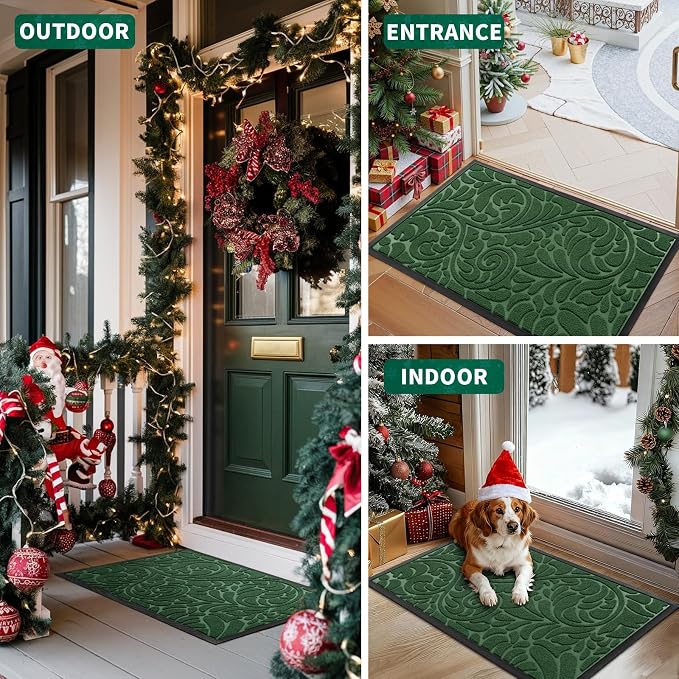 Yimobra Extra Large Door Mat 60x36, Waterproof Sturdy Outdoor Mats - Image 3