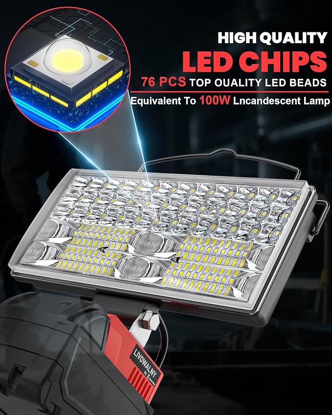 LIVOWALNY LED Work Lights Compatible - Image 3
