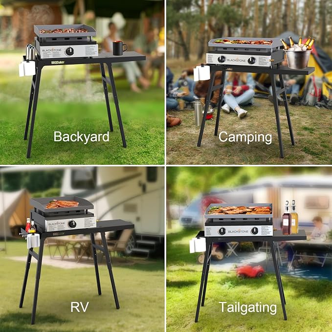 Griddle Stand for Blackstone 17"and 22" Tabletop Griddle, Foldable Grill Table - Image 6