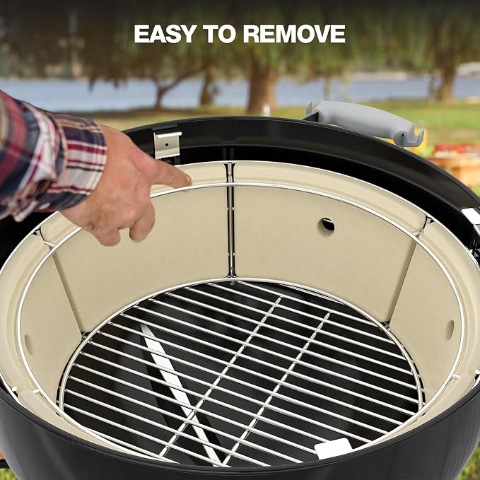 onlyfire Stainless Steel Charcoal Ash Basket, Charcoal Firebox Set - Image 6
