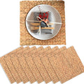 Boho Place Mats Set of 8, Square Table Mats Set of 8, Woven Placemats by EcoFriendlyHomewareVNCK