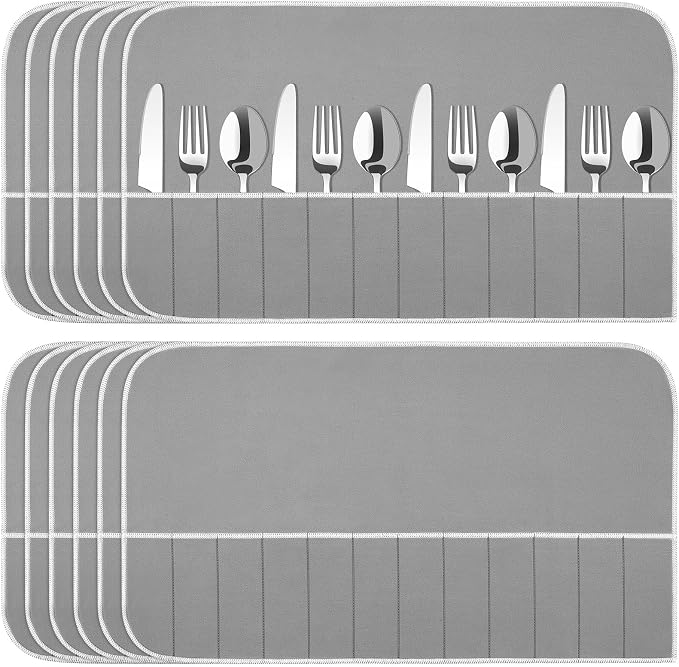Hillban 12 Pcs Anti Tarnish Silver Storage Bags Silver Storage Cloth Felt by Hillban
