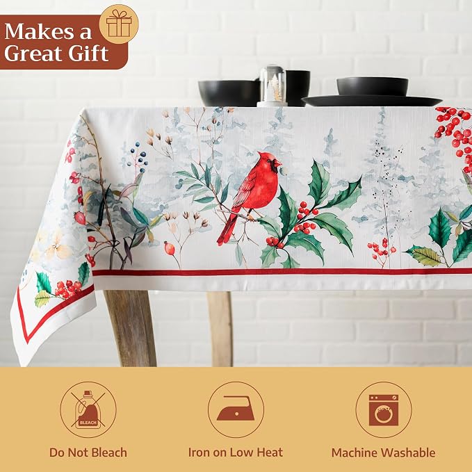 Maison d' Hermine Table Cloth Rectangle Table 100% Cotton 60 x 120 Inches Fall - Image 5