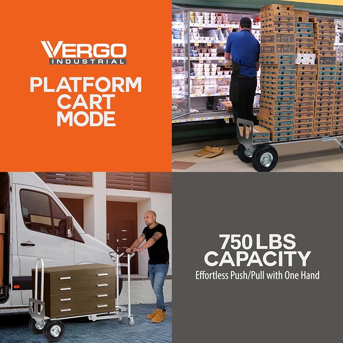 Vergo Industrial Convertible Hand Truck - Image 7