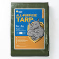 GUARD SHIELD Green Tarp Waterproof 6x6 Feet Medium Duty All Purpose Poly Tarps by GUARDSHIELD